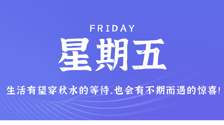 07日19日，星期五，在这里每天60秒读懂世界！