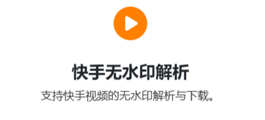 快手视频在线去水印